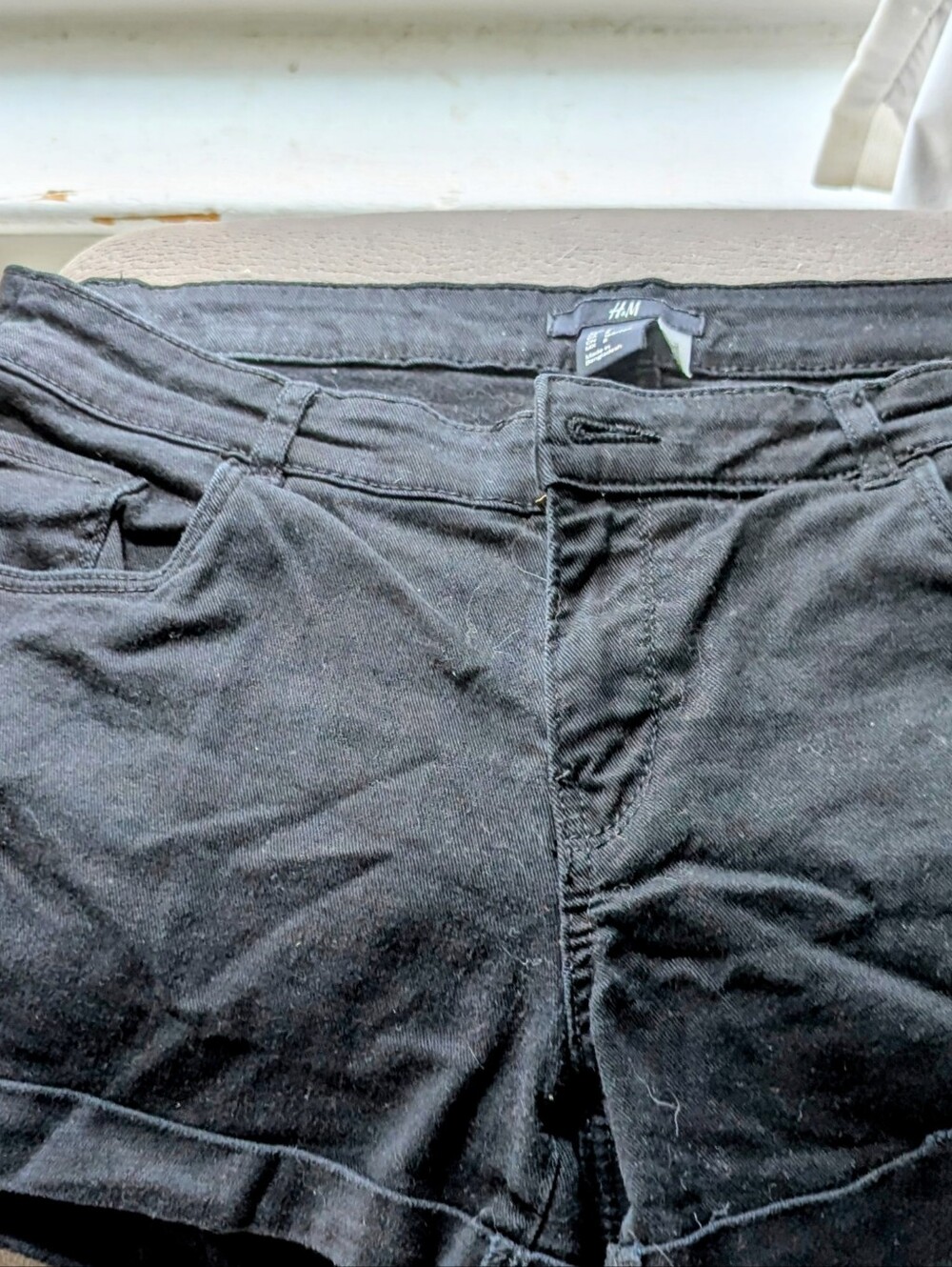 Lds Shorts Black H&M 8